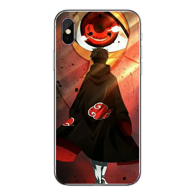 TPU Модный рельефный чехол с аниме Наруто для iPhone 11Pro Max, Мягкий ТПУ силиконовый мультяшный чехол для телефона для iPhone 7 8 Plus XS XR Coque - Цвет: TPU