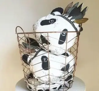 Плюшевая мягкая подушка индийская Лыжная панда Агнесс плюшевая кровать диван