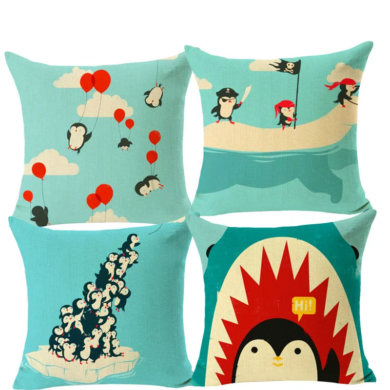 Забавная Милая Пиратская наволочка для дивана и автомобиля подушки Декоративные