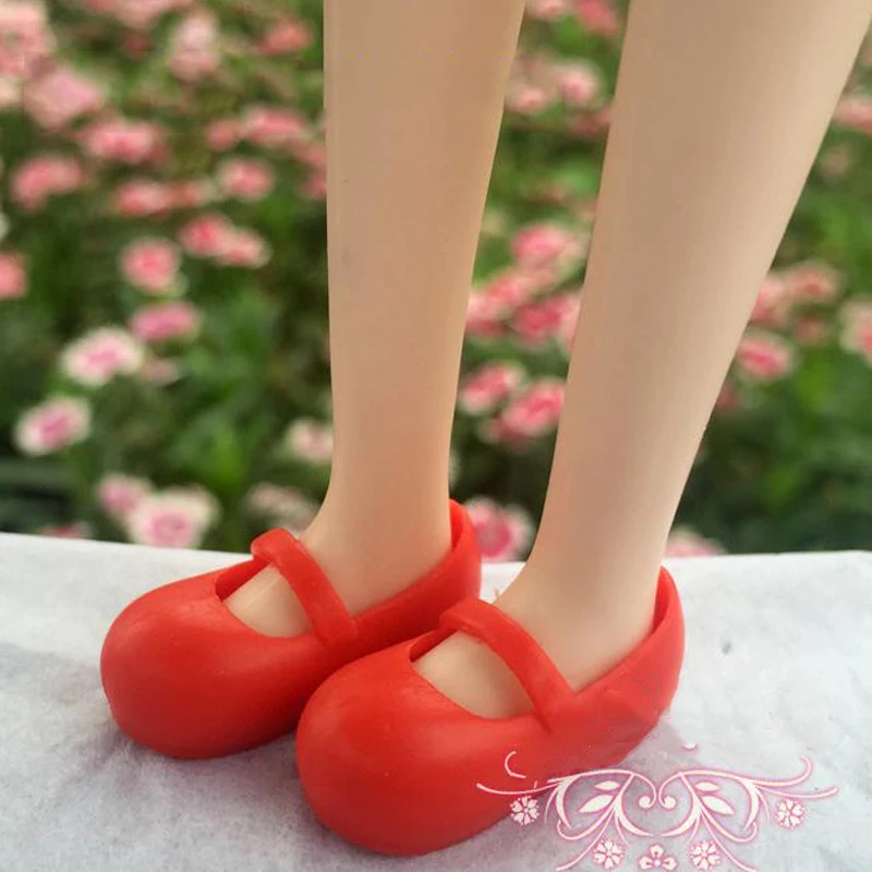 2 пары/Лот Туфли Мэри Джейн для женской повседневной обуви 1:6 кукольного домика