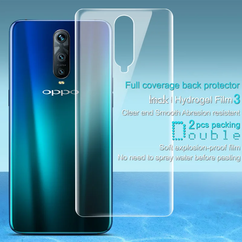 2 шт./лот IMAK гидрогель фильм III для OPPO R17 полное покрытие Ясно Мягкий