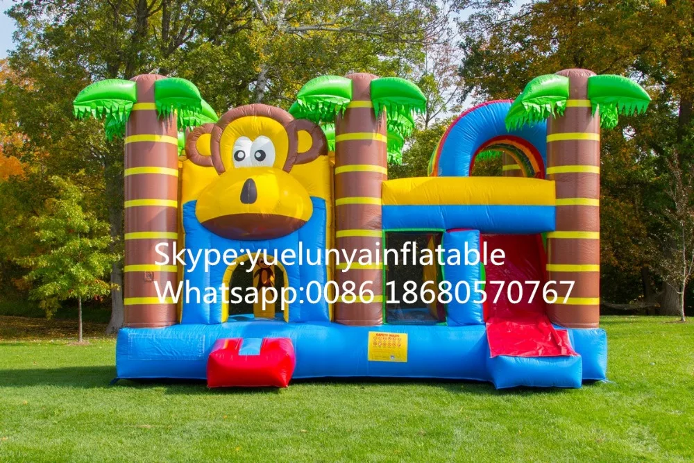 

2016 Factory direct sales Inflatable slides,Inflatable castle.Castle combination slide.Monkey jumping KYB-162