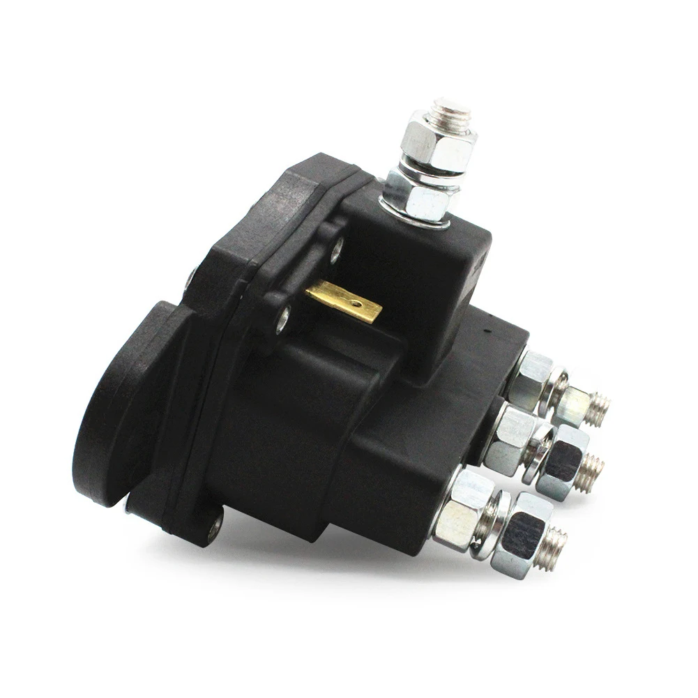 Black Durable Accessory Winch Motor 12 Volt Car Styling 6 Terminals Relay Electric Reversing Contactor Plastic Solenoid Switch | Автомобили