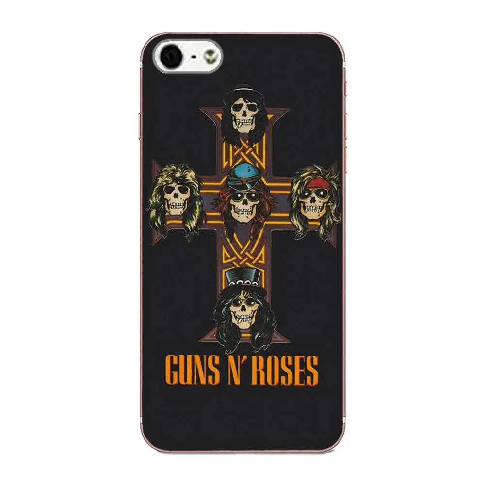 Guns N Roses мягкий TPU персонализированный узор для Huawei P8 P9 P10 P20 P30 Mate 7 8 9 10 20 Lite Plus Pro 2017 |