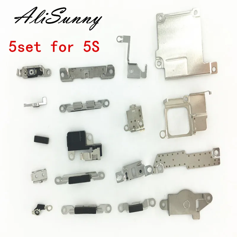 AliSunny 5 наборов внутренний металлический кронштейн набор держатель для iPhone 5S