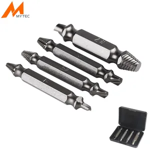 MYTEC 4 шт. Винт экстрактор сверла сломанные поврежденные болты удаления направляющий Набор двойной конец поврежденный Винт экстрактор инструмент