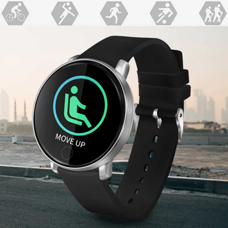 Смарт часы с монитором кровяного давления пульсометром шагомером фитнес