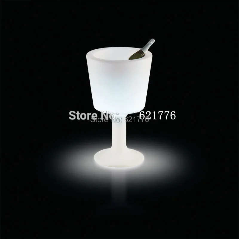 Большой светодиодный светильник со сменными цветами ведра для льда с подсветкой