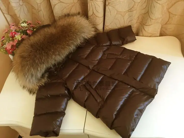 Детское зимнее пальто для русской зимы для детей от 0 до 10 лет длинная пуховая куртка теплая водонепроницаемая зимняя куртка с натуральным мехом для мальчиков и девочек, детская верхняя одежда, пальто, Z146
