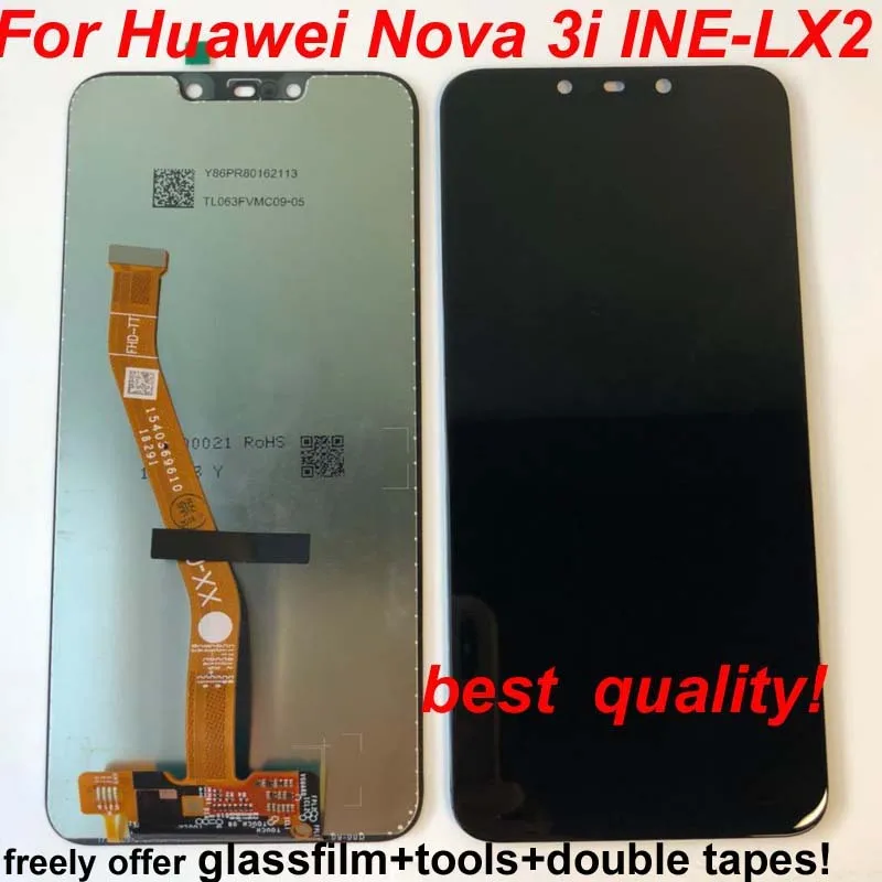 Оригинальный 6 3 &quotдля Huawei Nova 3i для P Smart Plus ЖК-дисплей дигитайзер сенсорный экран в