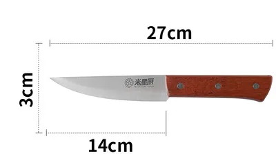 SizeB 140x30 mm Деревянные ручки профессиональные обвалочные ножи Убойный дом инструмент для мясника овец крупного рогатого скота кровоточащий нож - Цвет: SizeB 140x30 mm