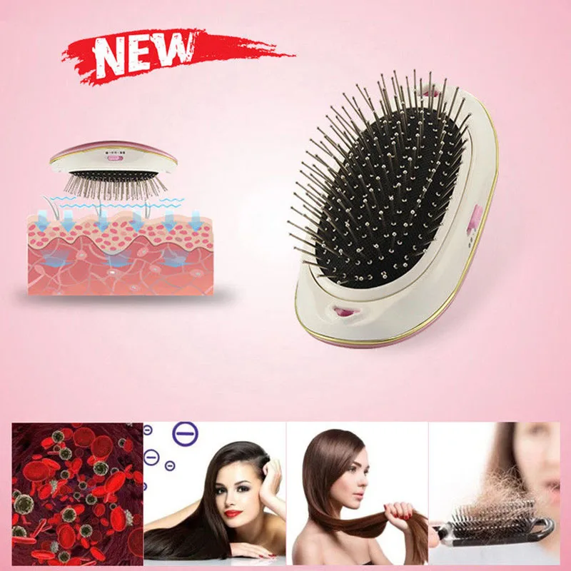 Портативная электрическая Ионная Щетка для волос на вынос мини щетка Расческа