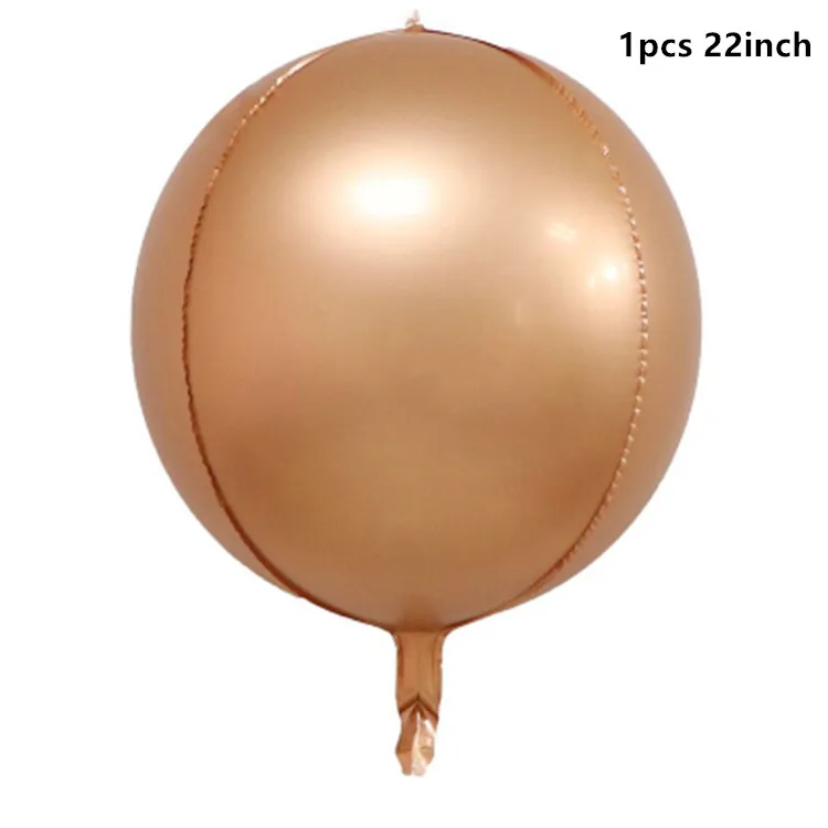 10 шт. 18 дюймов звезда розового золота сердце круглый Globos металлический цвет фольги шар для вечерние Свадебные День Святого Валентина украшения подарок - Цвет: as picture
