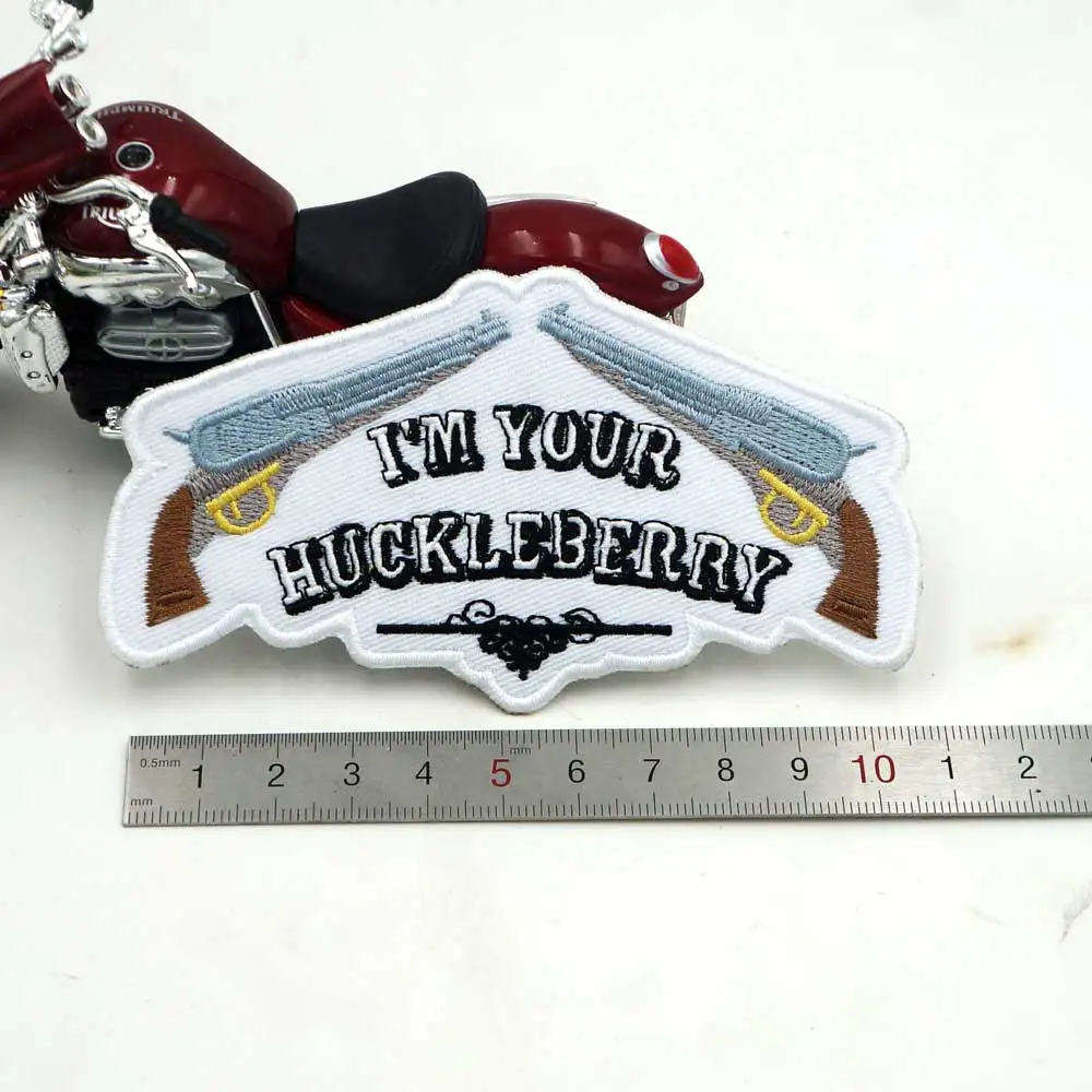 I'm Your Гекльберри вышитая аппликация этикетка для шитья панк байкерское патчи