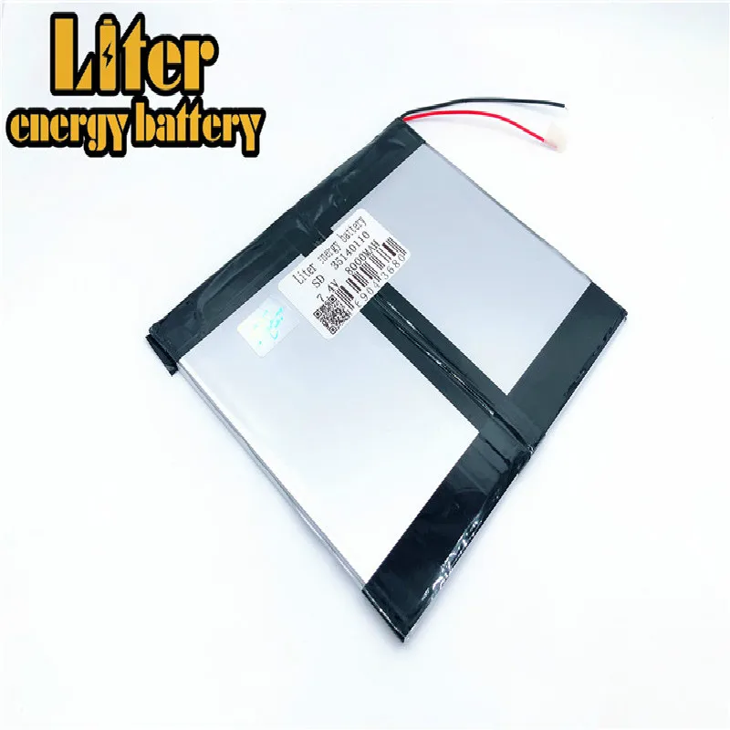35140110 33140110 V 7 4 Ah 6 mah ультратонкая (Толстая) 8000 * (ширина) 3 5*140 мм (длина)|battery battery