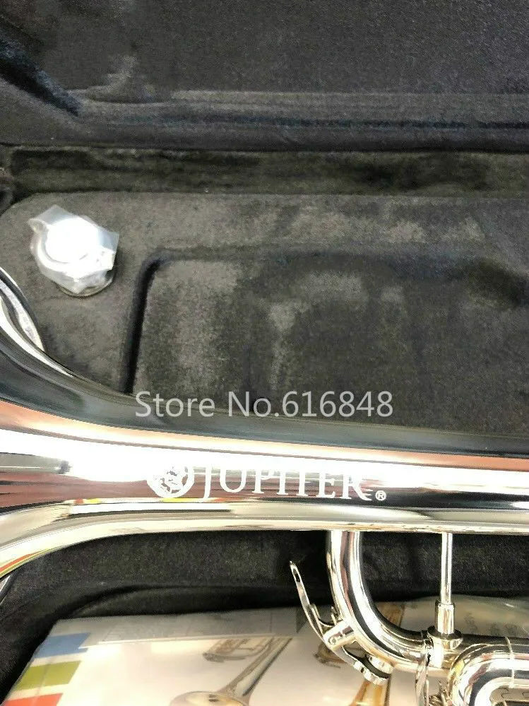 Jupiter JTR-1100 Bb Труба инструмент высокое качество Латунь Посеребренная поверхность труба с Чехол аксессуары