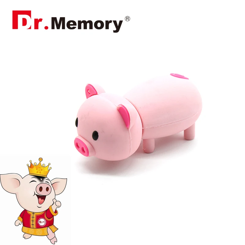 Красочные с героями из мультфильма Свинка Пеппа мини USB флеш накопитель 32Гб 16Гб