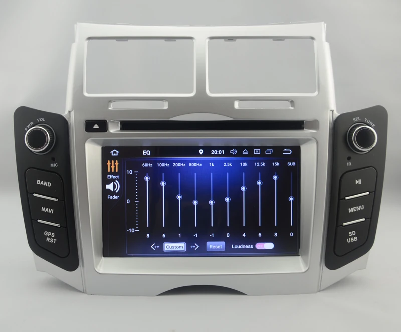 Восьмиядерный IPS экран Android 9 0 автомобильный DVD GPS радио навигация для Toyota Yaris Vitz Belta