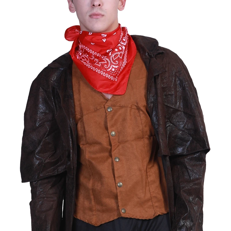 Для Взрослых Мужские довольно насыщенный Стиляги РАНЧО КОВБОЙ Хэллоуин Косплэй