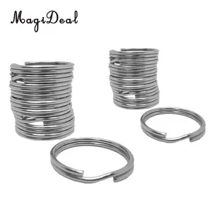 10 шт. Прочный Дайвинг Нержавеющаясталь Разделение кольцо для Шестерни крепление 22 мм30 мм для плавания Кемпинг Альпинизм аксессуар