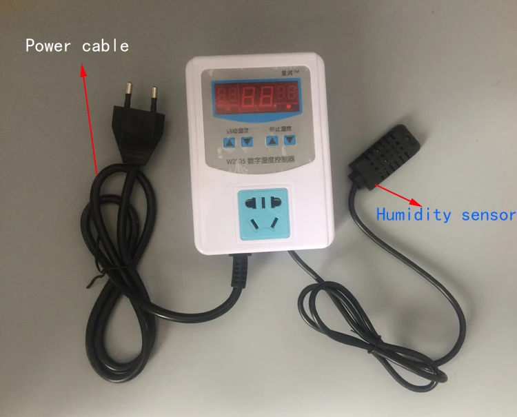Digital HUMIDITY CONTROLLER with Euro plug moisture controller humidity switch control Humidifier Dehumidifier | Инструменты