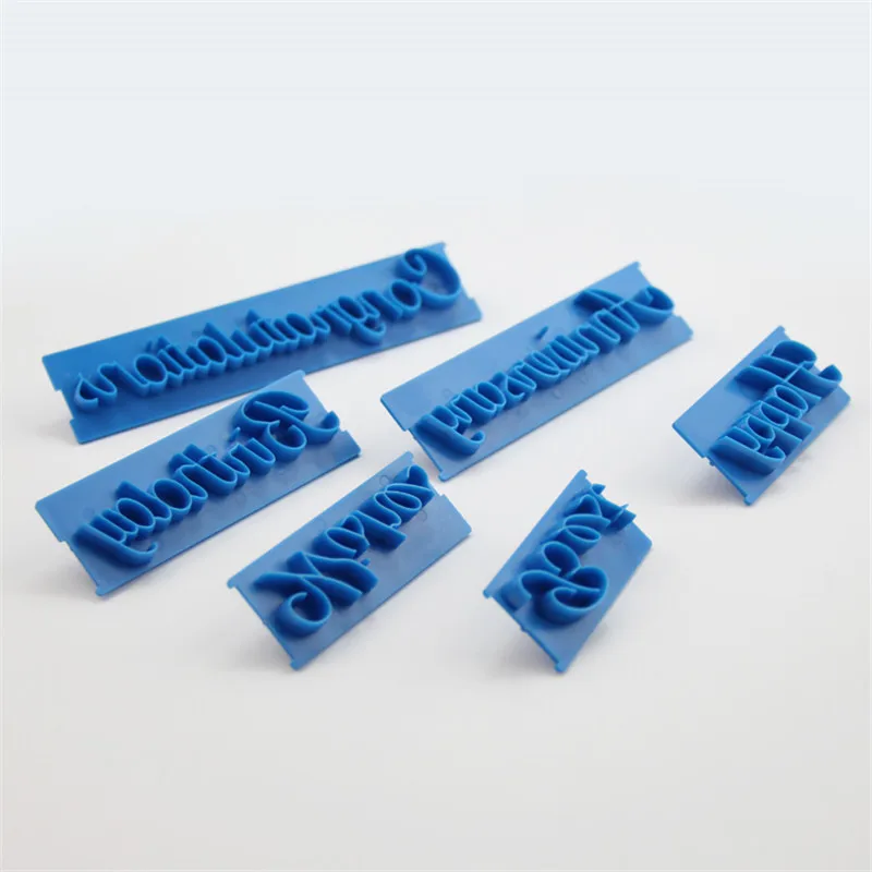 6 шт./лот форма для торта с буквенным алфавитом надписью и на день рождения Лучший