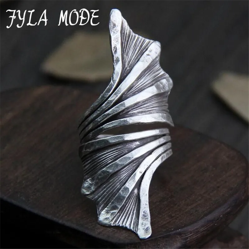 Античные тайские серебряные кольца восстанавливающие европейские креативные