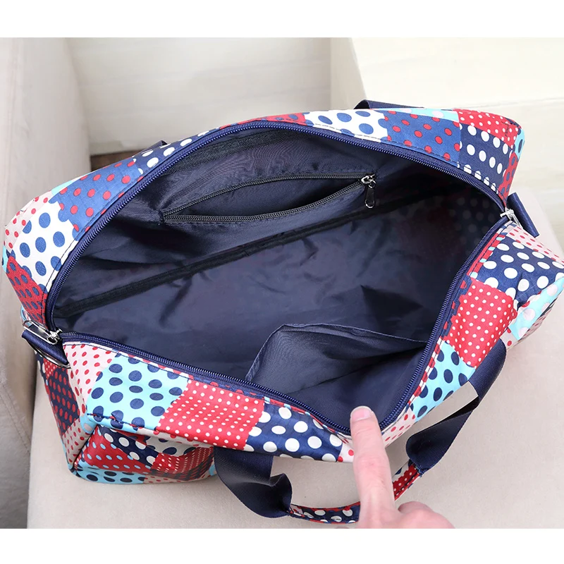 2021Fashion Waterproof Women Travel Bag Large Capacity Printing Bags Portable Women's Tote PT1063 | Багаж и сумки