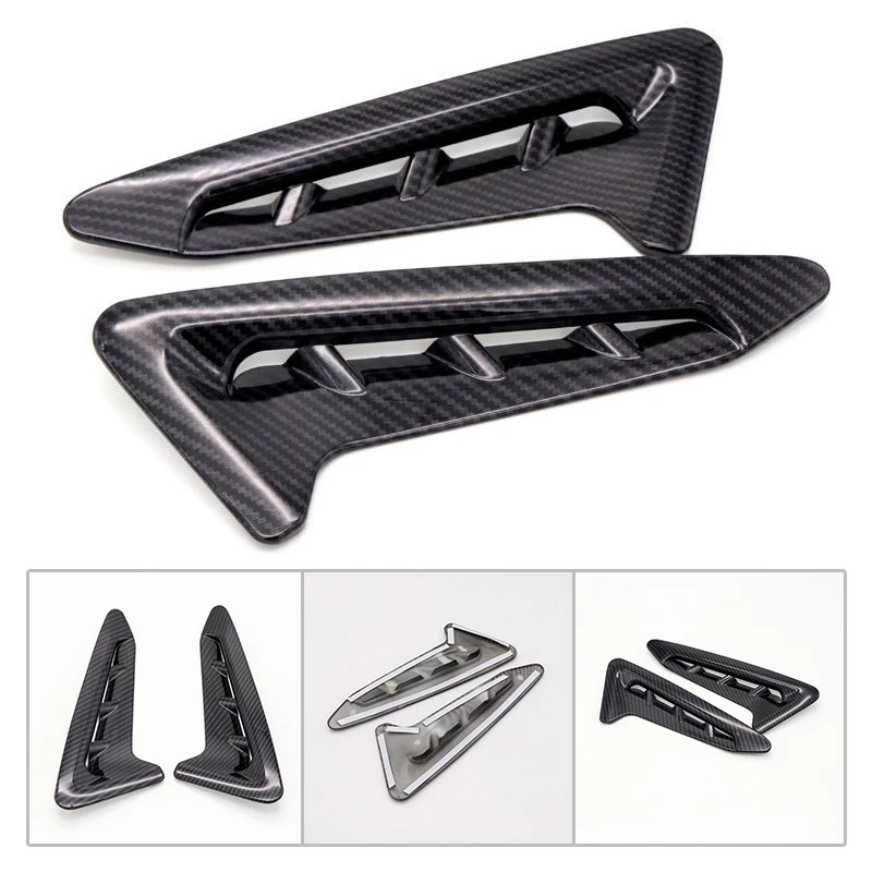 

For BMW X3 G01 2018 2pcs ABS Black Side Wing Fender Cover Trim Car Accessory