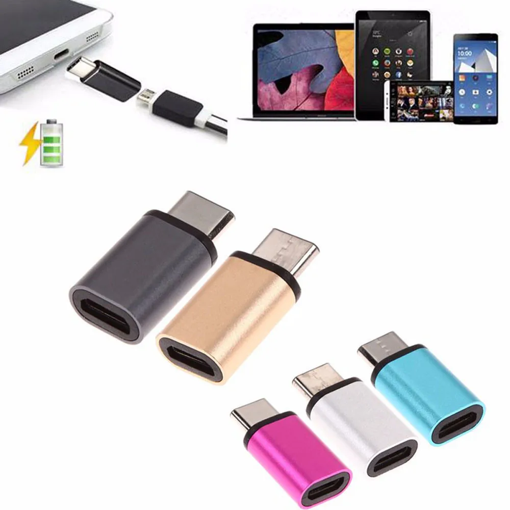 USB C Type к Micro адаптер для зарядки данных Sony Xperia XZ/ZTE Zmax Pro Z981 ноутбуков и телефонов|usb-c