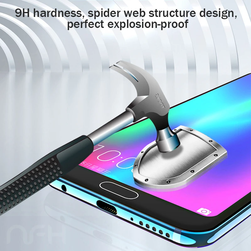 5D изогнутое закаленное стекло для Huawei P20 P30 Lite Pro Защитная пленка экрана телефона 9H