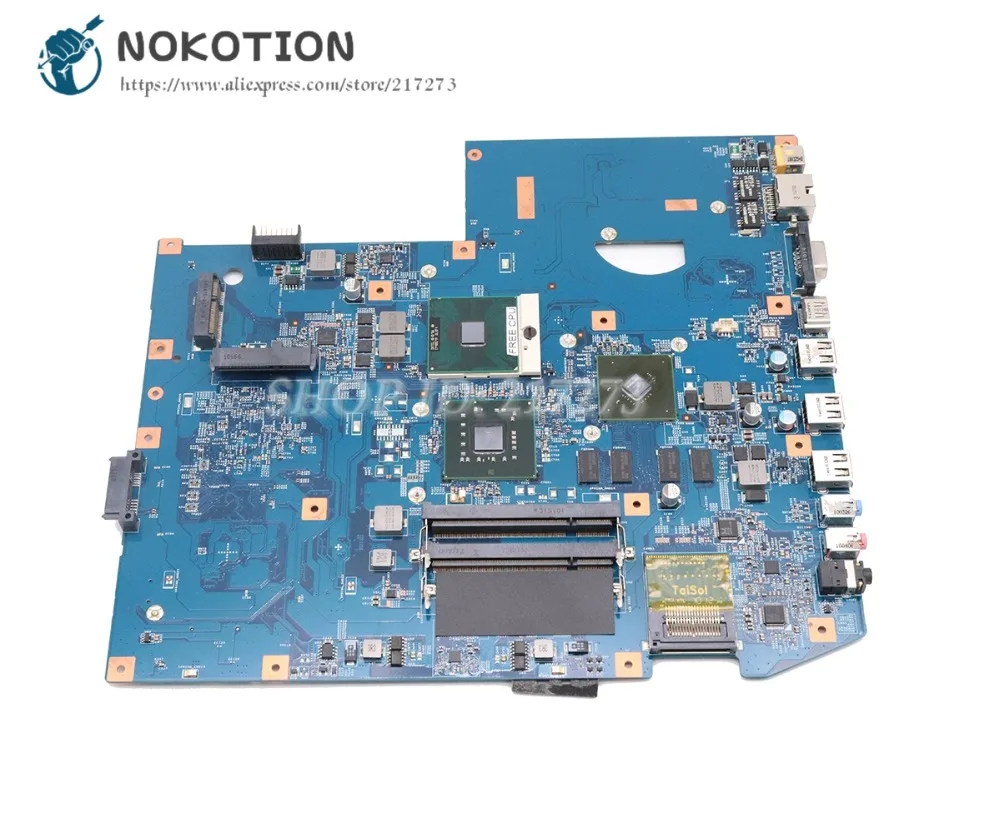 NOKOTION для acer aspire 7736 7736G материнская плата для ноутбука DDR2 PM45 Бесплатный процессор JV71-MV MB 09242-1M 48.4FX01.01M MBPJA01002 основная плата