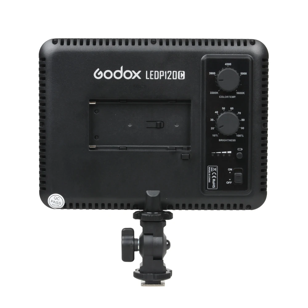 GODOX ультра тонкий светодиодный видео светильник светодиодный P120C Студия Непрерывная Светодиодная лампа для освещения видео с панелью для камеры DV видеокамеры 3300K~ 5600K
