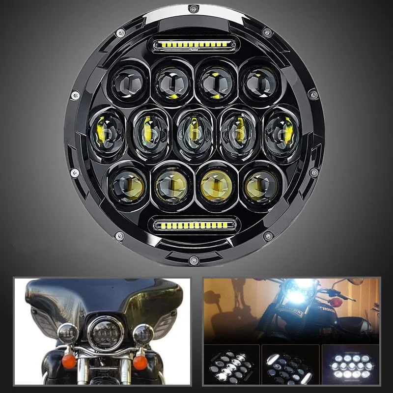 Фара Marloo для мотоцикла 7 дюймов 75 Вт светодиодная фара Kawasaki VN Vulcan 500 750 800 900 1500 1600| |