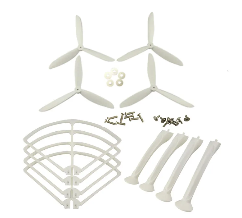 SYMA X8 X8C X8G X8W X8HC X8HW оси Лопасти пропеллера обновленный Дрон Белый защитный рукав