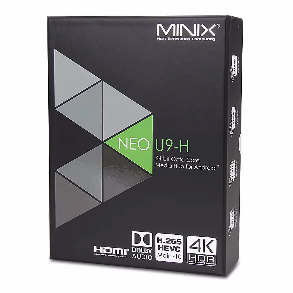 Оригинал MINIX NEO U9-H Android 7 1 ТВ Box Amlogic S912-H Octa Core 2G/16G 802.11ac 2 4/Wi-Fi 5 ГГц 4K HDR IP Смарт коробка