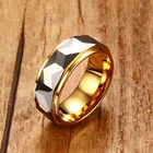 Mprainbow для мужчин кольца из карбида вольфрама многогранное полированное кольцо для мужчин Обручальное кольцо Модные ювелирные изделия с подарочной коробкой