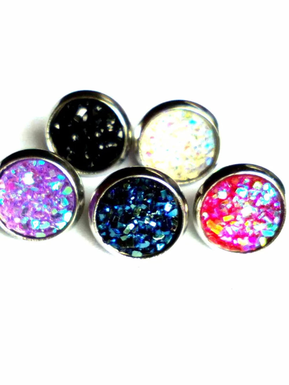 50pairs lot 8mm 12mm Stainless Steel Hypoallergenic Earrings Studs Fashion Jewelry for Sensitive Girls Women | Украшения и