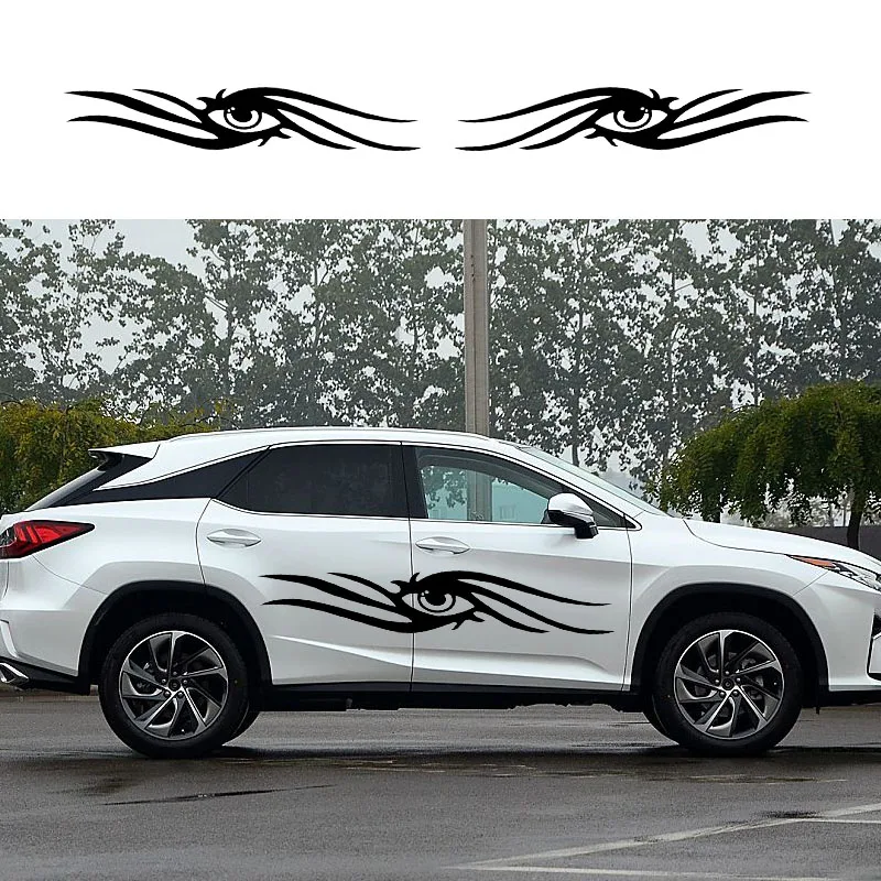 

2x eye (one for each side) Graphic Camper Van RV Trailer Truck MotorHome Vinyl Graphics Kit Decal Car Stickers for rear & bonnet