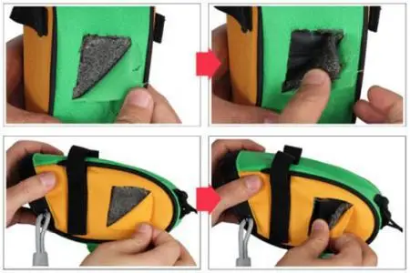 Hot Sale Red Cool Cycling Bike Bicycle Saddle Seat Rear Bag 13567-C | Спорт и развлечения