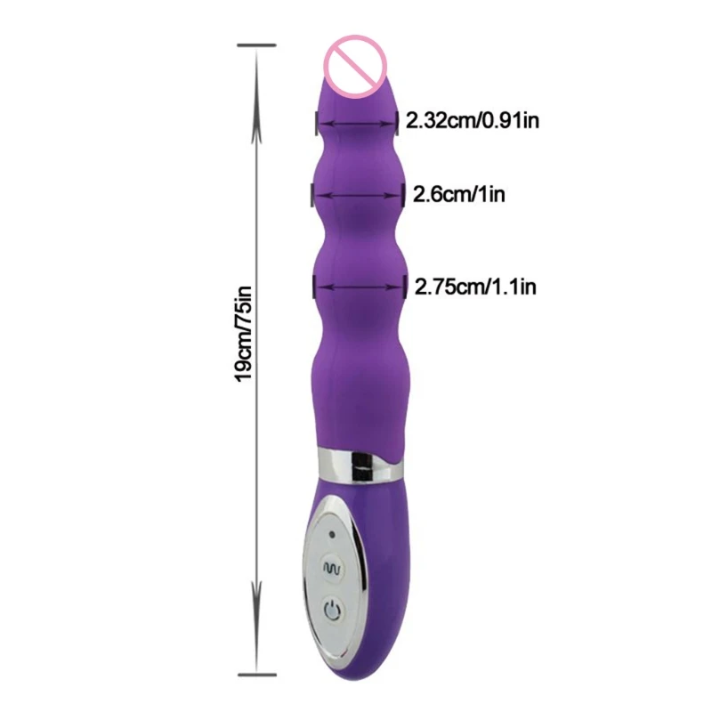 Водонепроницаемый фаллоимитатор многоскоростной массажер для женщин и взрослых