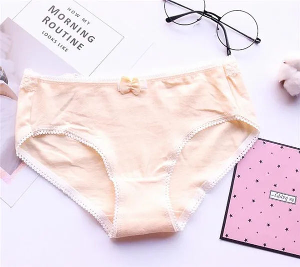 4 шт./лот детское хлопковое нижнее белье трусы для девочек однотонные Короткие с