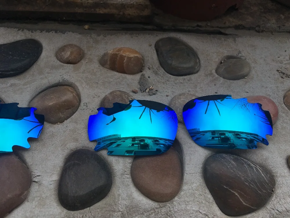 3 Pairs Black &amp ice blue Fire Red Polarized Replacement Lenses Lens for Jawbone vented Sunglasses | Аксессуары для одежды