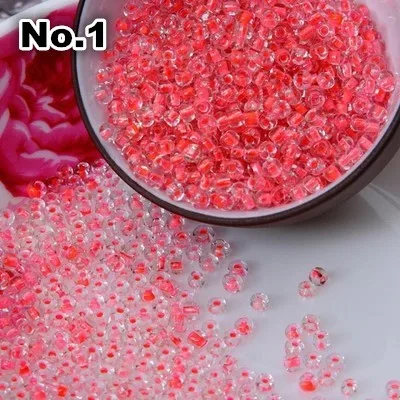 2 мм 3600 шт./лот 17 видов цветов Чешский бисер Хрустальные стеклянные бусины для