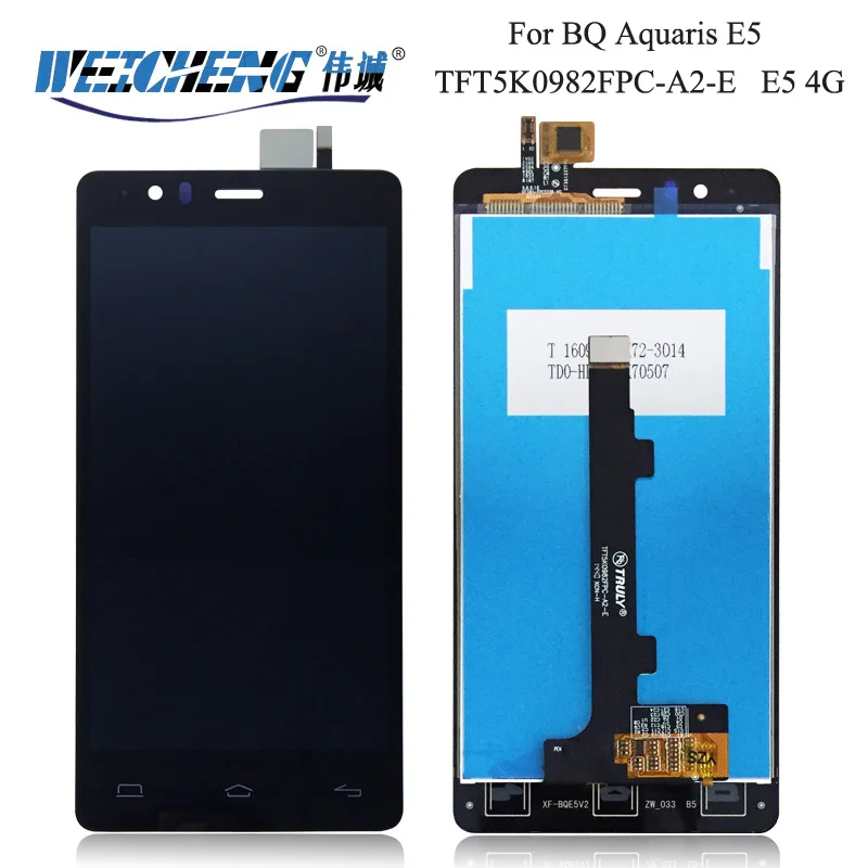 

LCD Pantalla With Tactil Touch Screen Digitizer For BQ Aquaris E5 4G 0982 TFT5K0982FPC-A2-E LCD Display Assembly For BQ E5