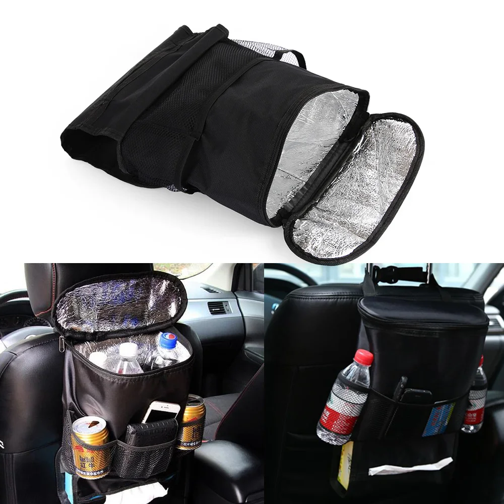 Автомобильный Органайзер на заднее сиденье сумка-холодильник для хранения сумки