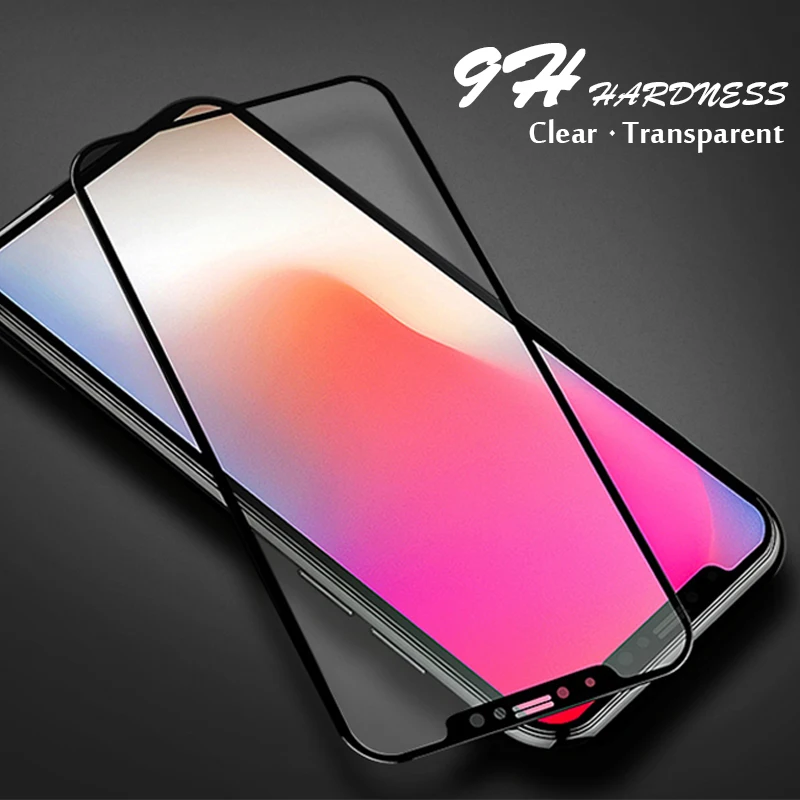 RZP 9H полное покрытие протектор экрана для iPhone X 6 7 закаленное стекло на Th S 8 + Plus