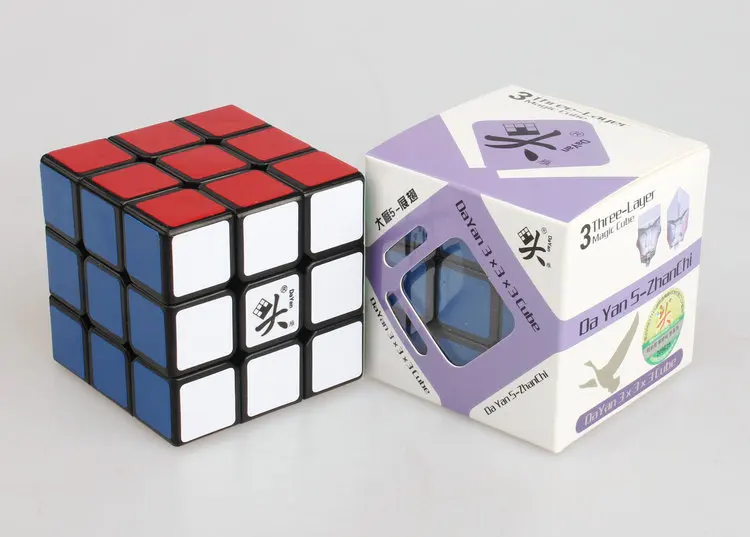 CubeXYZ DY zhanchi 5 7 см кубик без наклеек/черный/белый головоломка идея подарка для X'mas