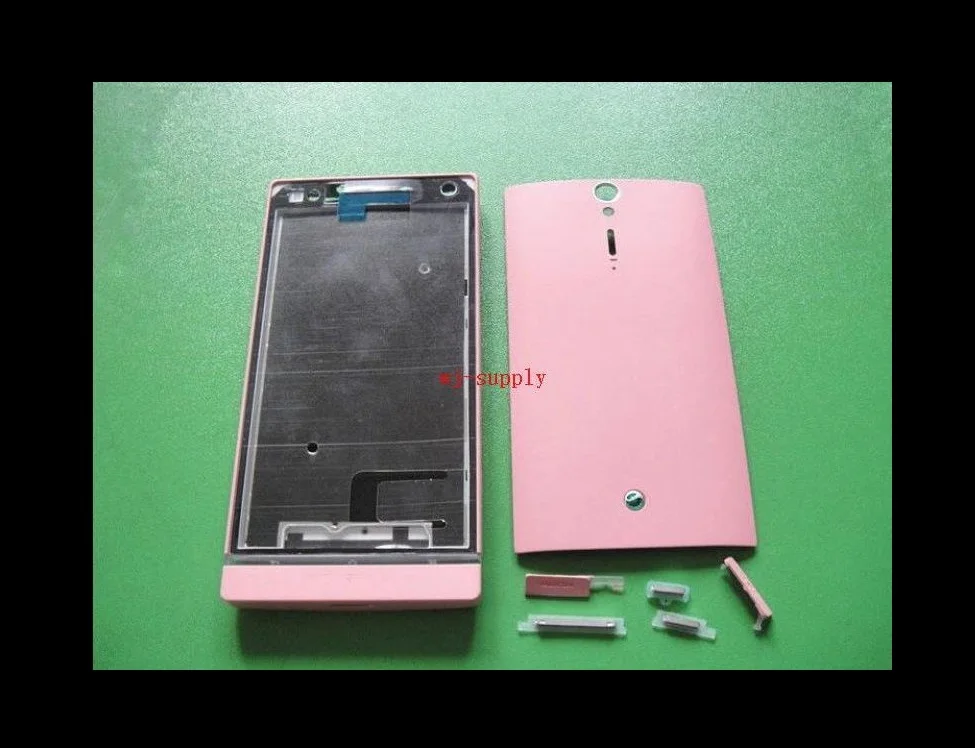 Корпус для Sony Ericsson Xperia S LT26i LT26 передняя рамка корпуса + стеклянная объектива