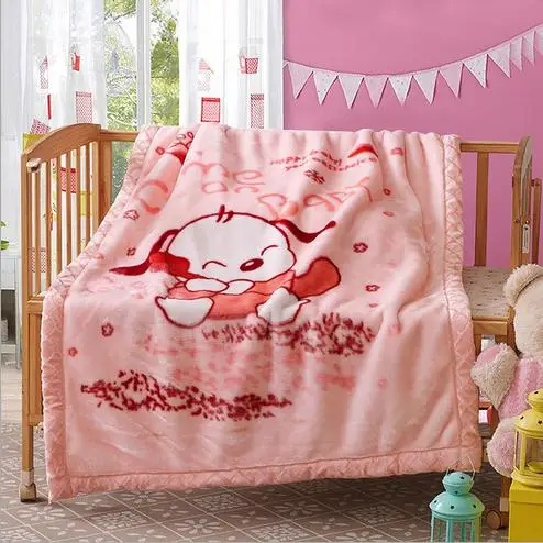 Детское Двухслойное одеяло Raschel новинка 2020 пеленка для младенцев детской коляски